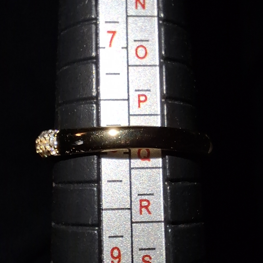 Sophisticated Black and Gold Women's Ring - Picture 4 of 4